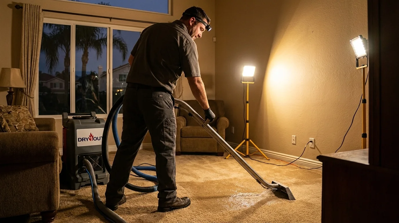 24/7 Emergency Water Removal & Cleanup in Vista