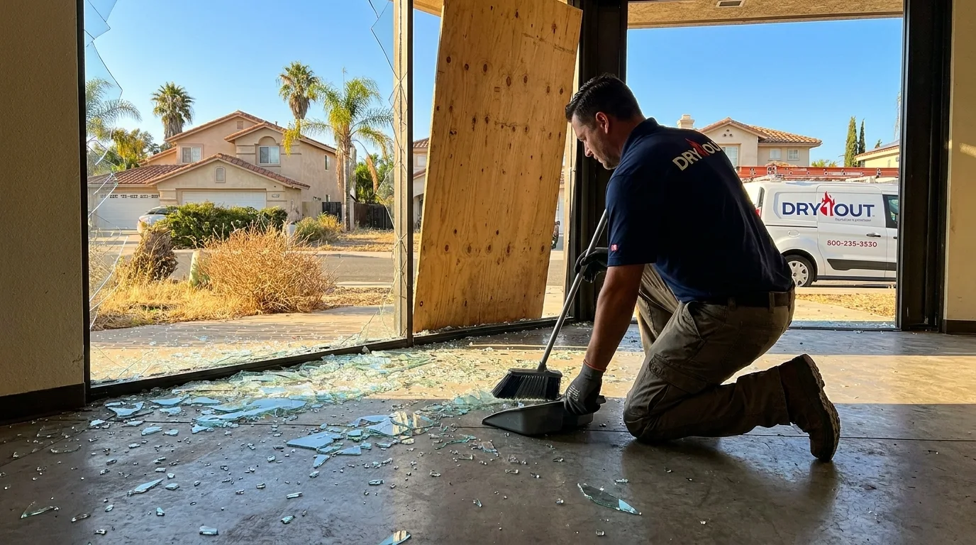 Vandalism Damage Cleanup and Repair in Vista
